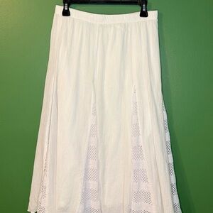 Alfred Dunner Cream A-Line Skirt